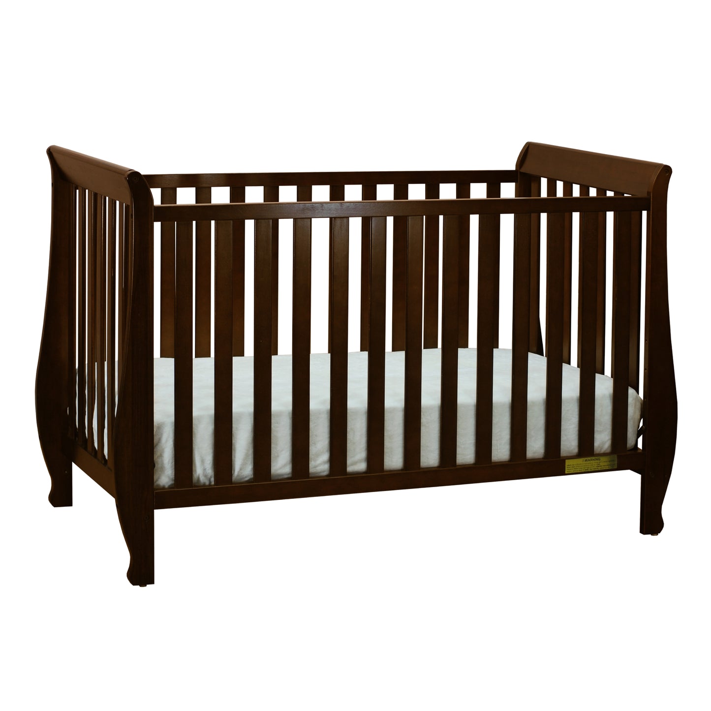 Naomi 4-in-1 Full Convertible Crib by AFG Baby Furniture - Espresso - Curacao