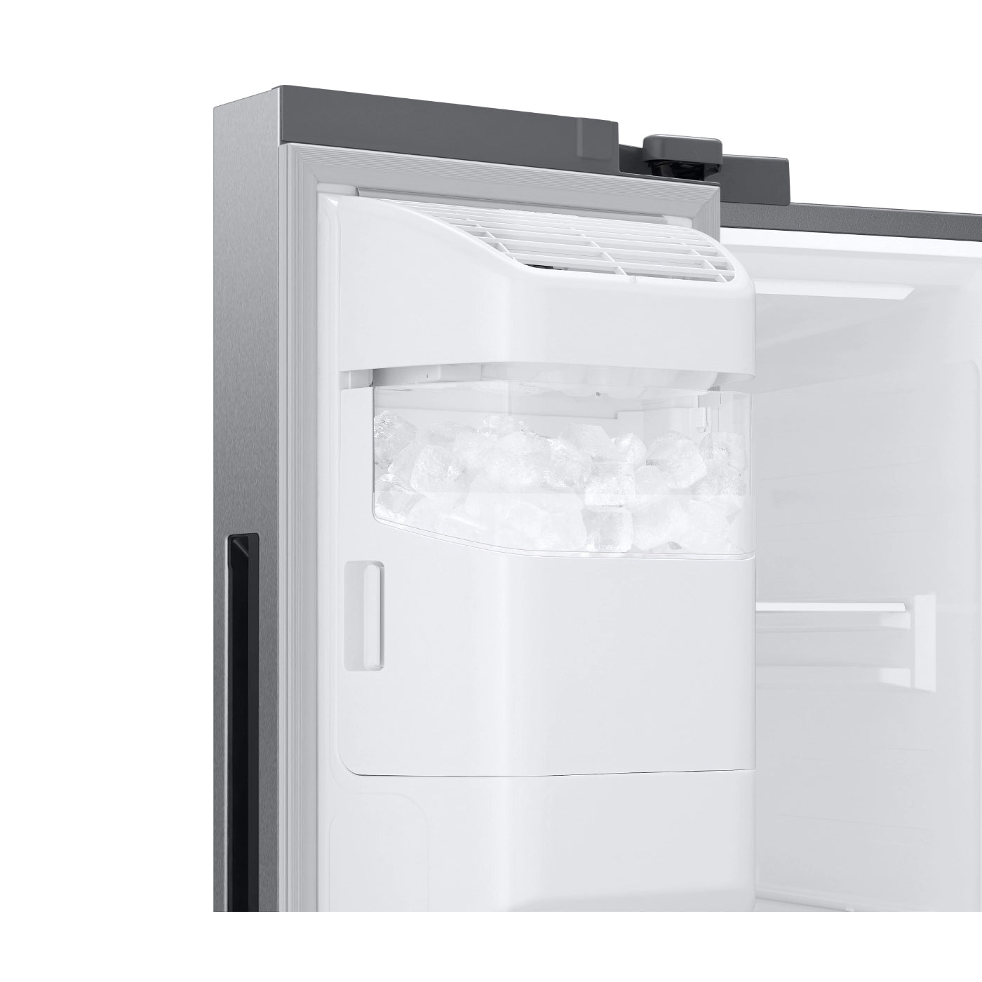 Samsung RS27T5561SR 26.7 cu. ft. Family Hub Side by Side Smart Refrigerator in Fingerprint Resistant -Stainless Steel - Curacao