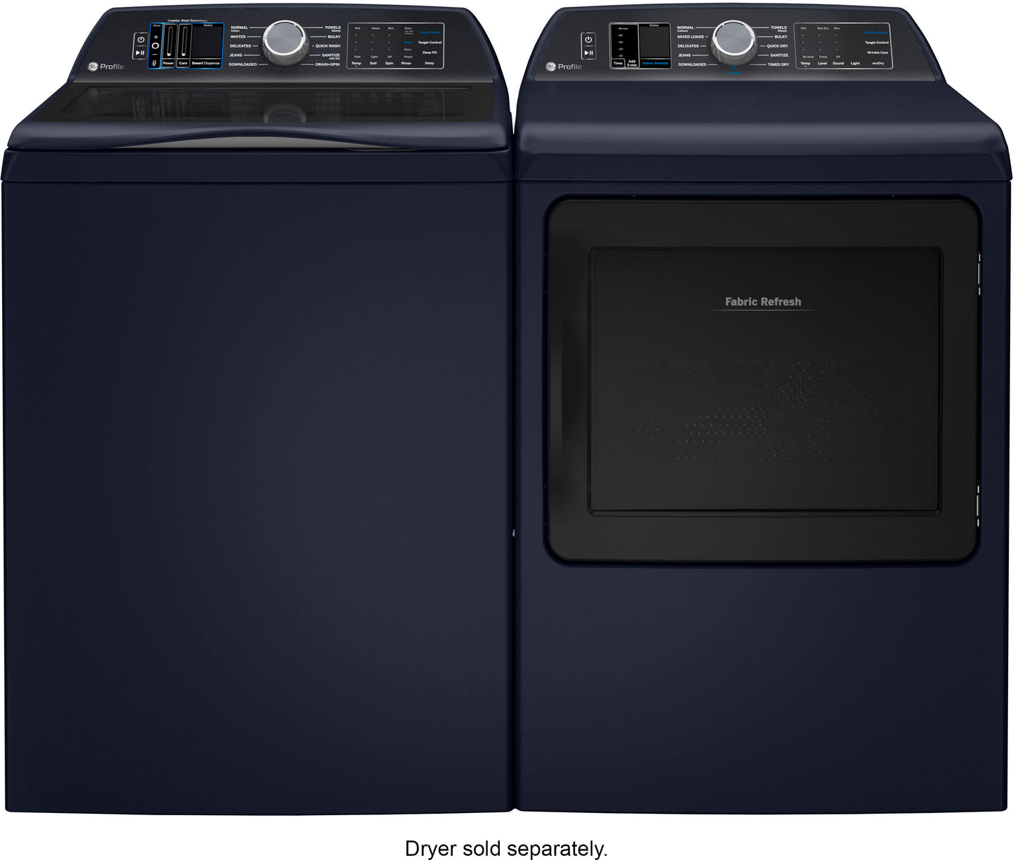 GE PTW900BPTRS 5.4 cu. ft. Top Load Washer with Smarter Wash Technology - Sapphire Blue, ENERGY STAR certified