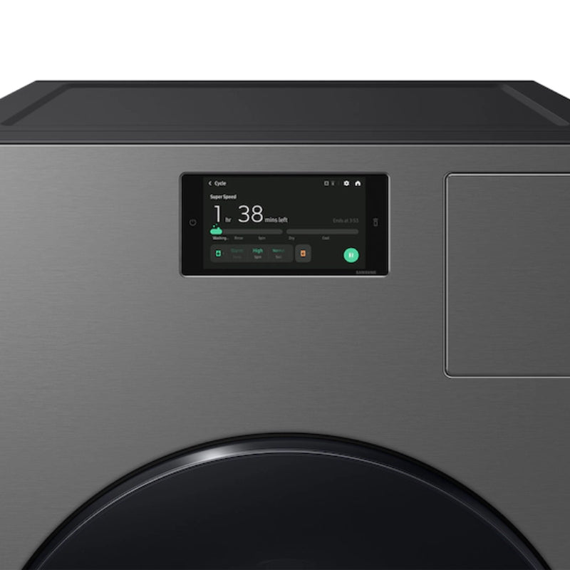 Samsung Bespoke WD53DBA900HZ 5.3 cu. ft. AI Laundry Combo All-in-One Washer and Ventless Heat Pump Dryer - Dark Steel