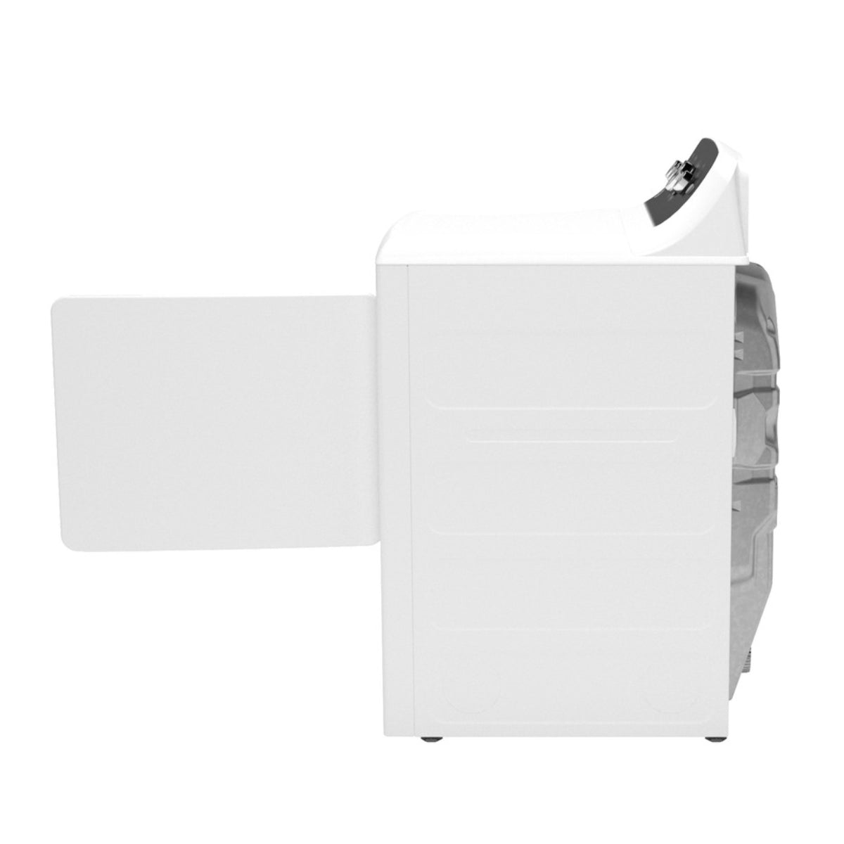 GE GTD48EASWWB 7.2 cu. ft. Front Load Electric Dryer with Up To 120 ft. Venting - White