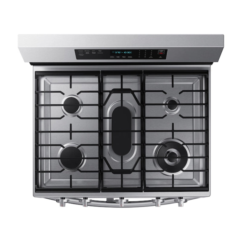 Samsung NX60A6751SS 6.0 cu. ft. Smart Freestanding Gas Range with Flex Duo - Stainless Steel