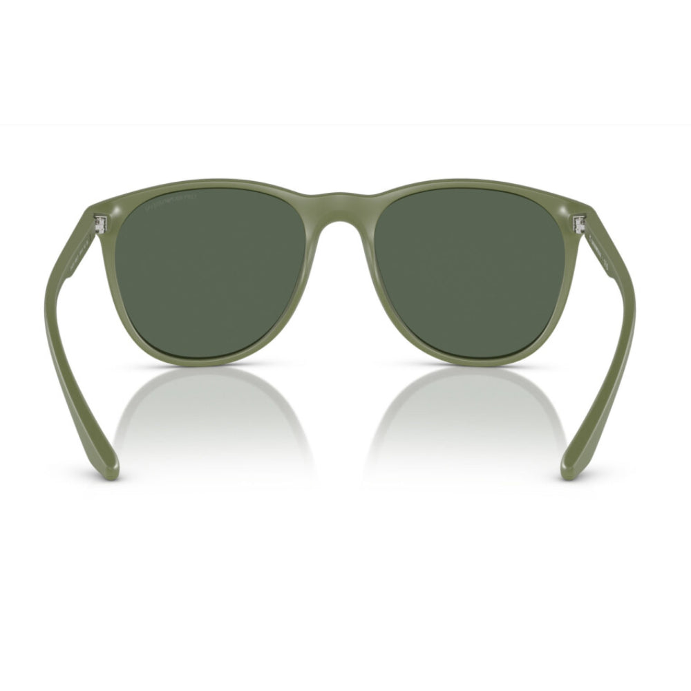 Emporio Armani Men's EA4210 Phantos Solid Color Sunglasses - Matte Sage Green/Dark Green