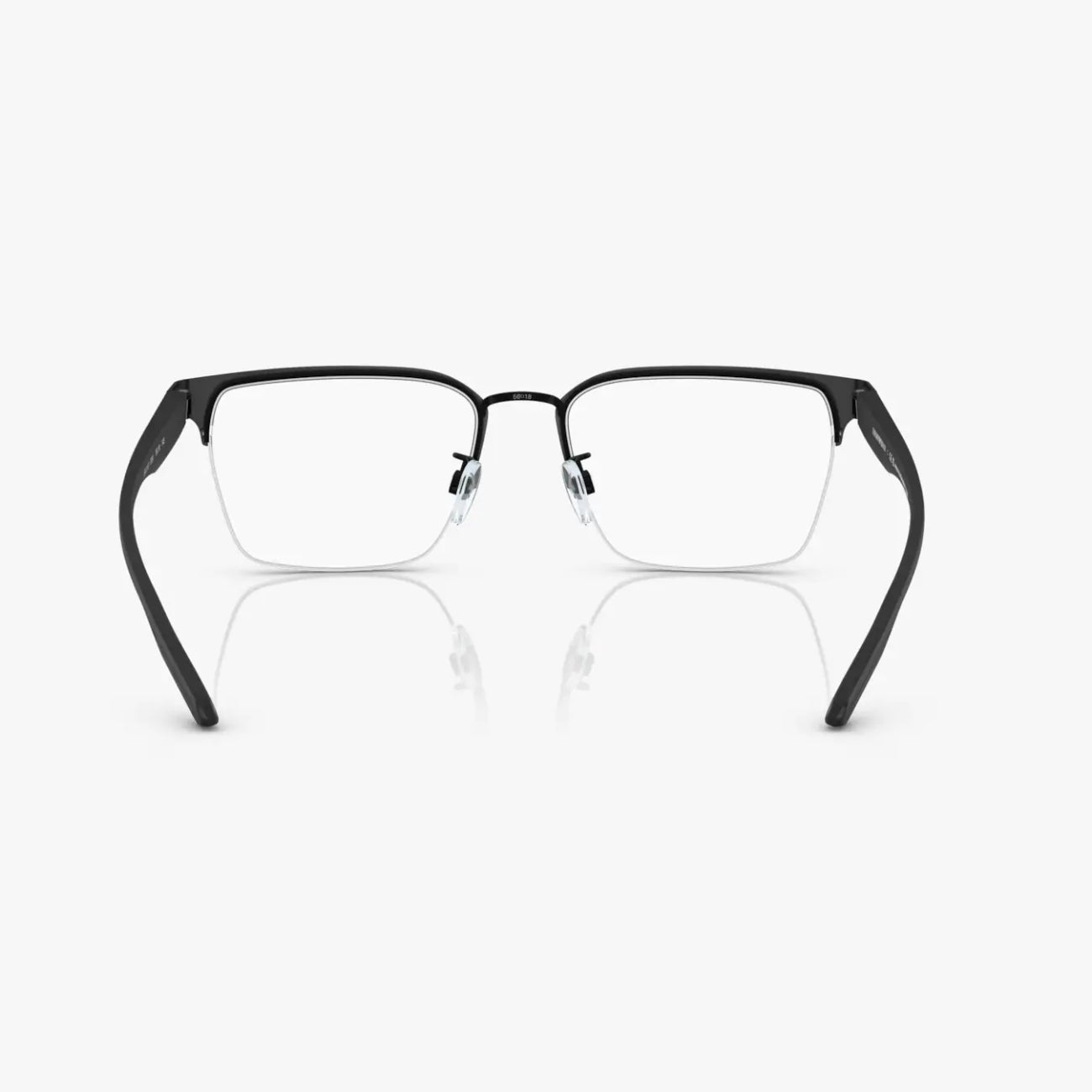 Gafas de sol cuadradas para hombre Emporio Armani, color negro mate