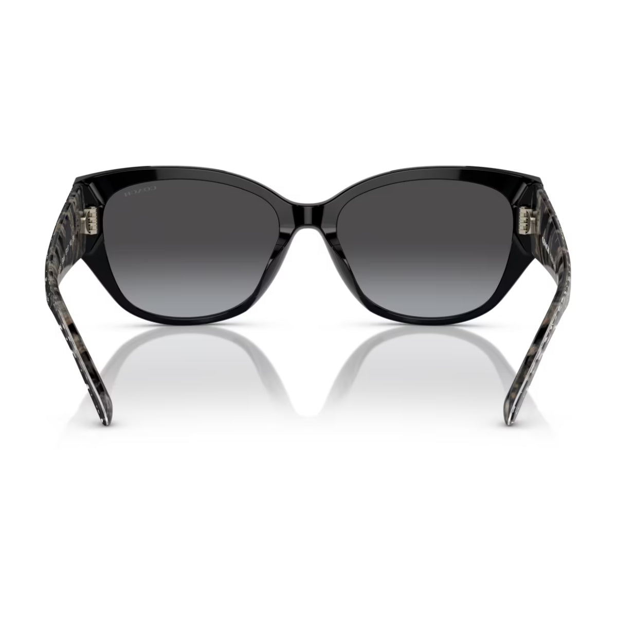 Coach Women's Rectangle Sunglasses, Gray Gradient