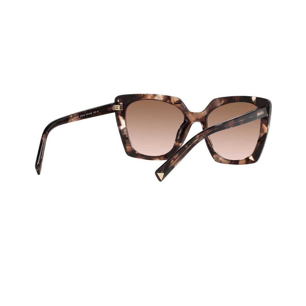 Gafas de sol cuadradas para mujer Prada, color marrón