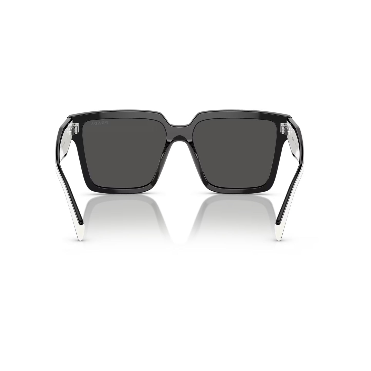 Gafas de sol cuadradas para mujer Prada, gris oscuro