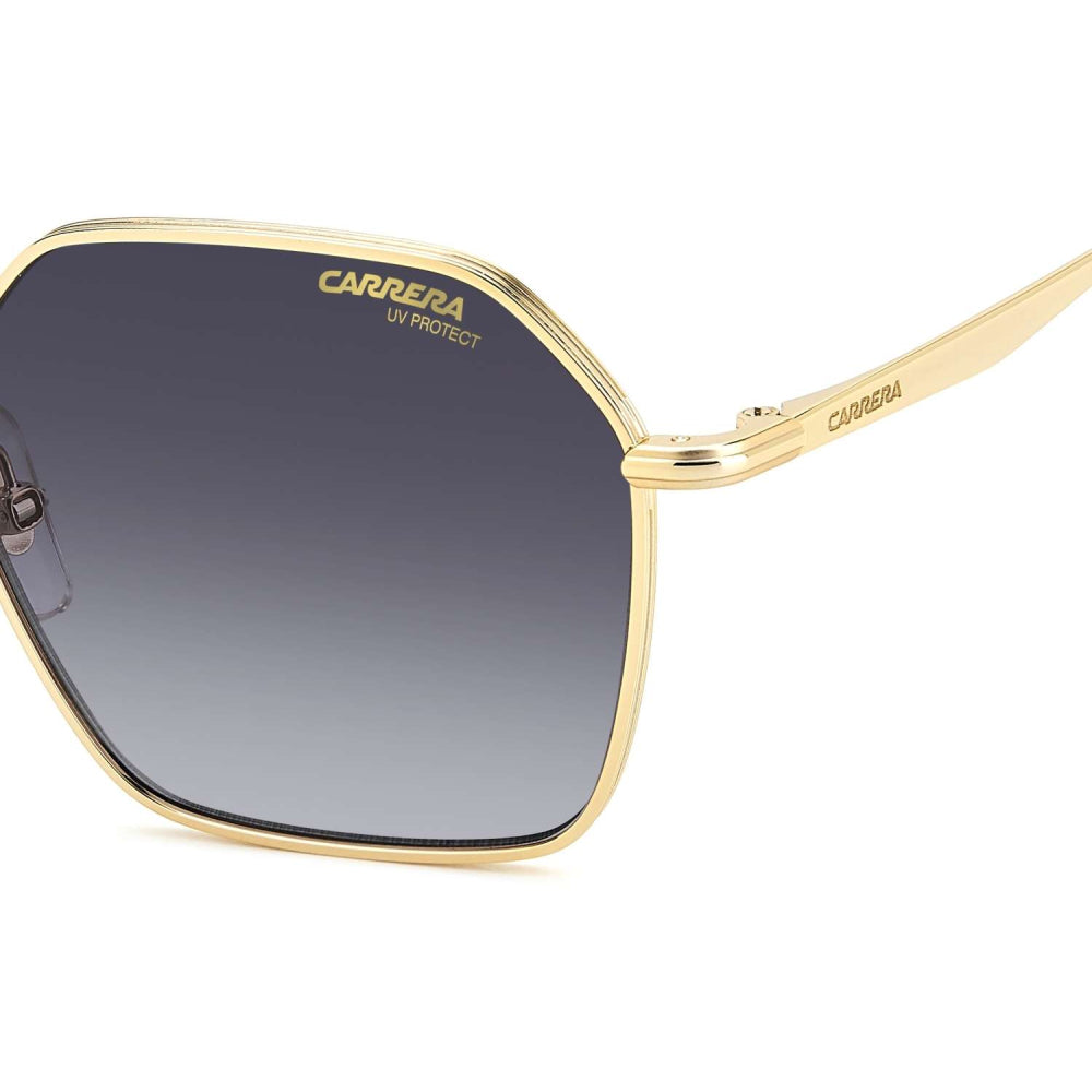 Carrera 334/S Men's Geometric Gradient Sunglasses - Gold/Dark Grey