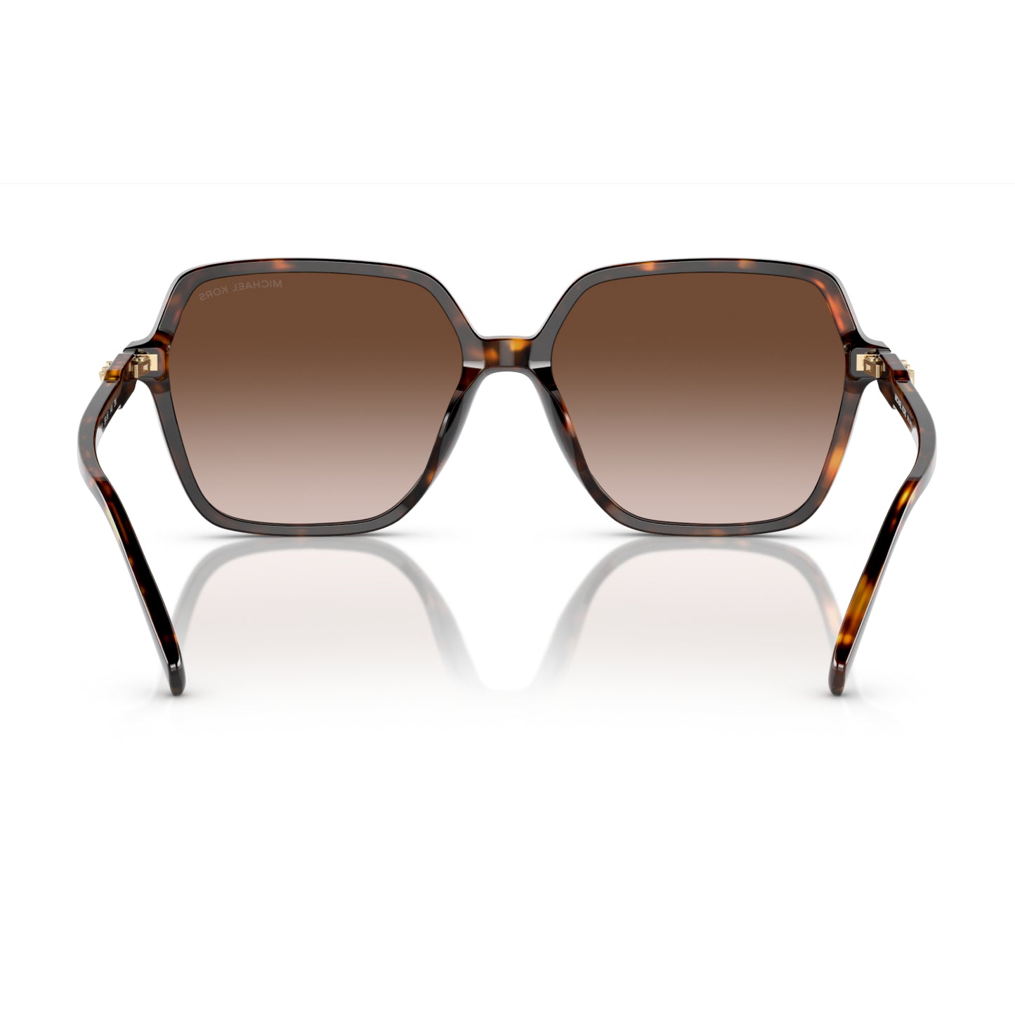 Michael Kors Jasper Women's MK2196U Square Gradient Sunglasses - Dark Tortoise/Brown Gradient