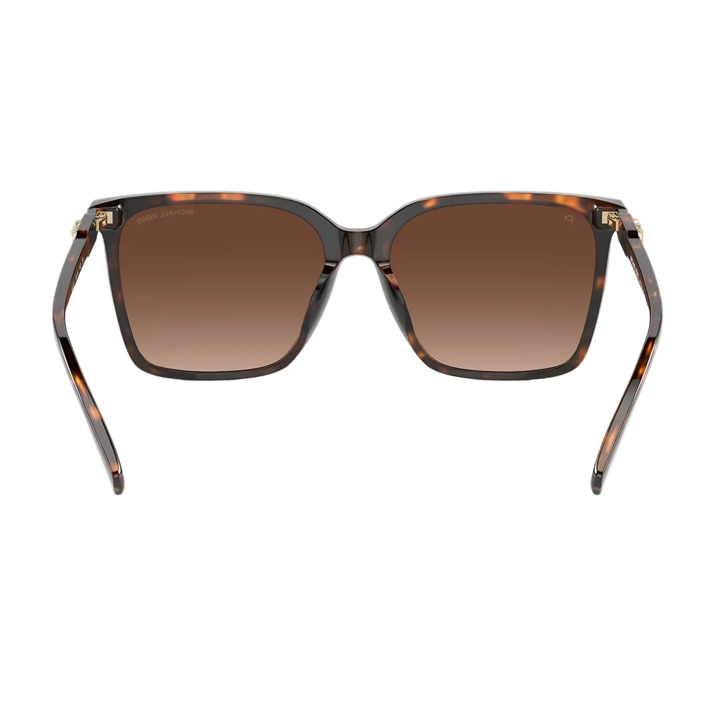 Michael Kors Canberra Women's MK2197U Square Gradient Sunglasses - Dark Tortoise/Brown Gradient Polar