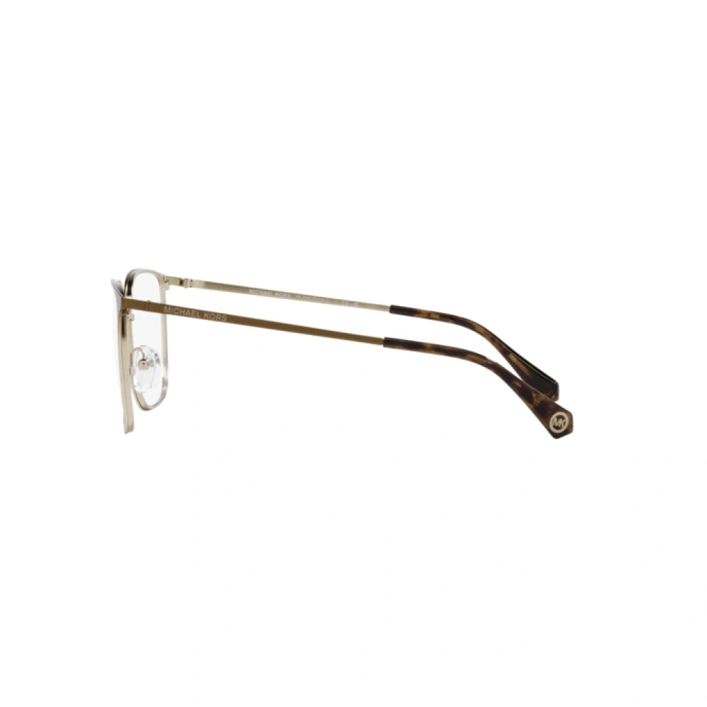 Gafas de sol cuadradas Michael Kors para mujer, con degradado dorado claro y visón