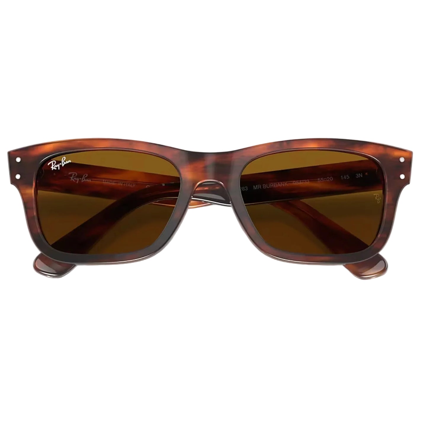 Gafas de sol Ray-Ban RB2283 Mr. BuRBank rectangulares clásicas de acetato B-15 para hombre