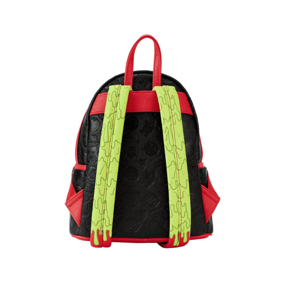 Mochila mini con logo de los Cazafantasmas que brilla en la oscuridad de Loungefly