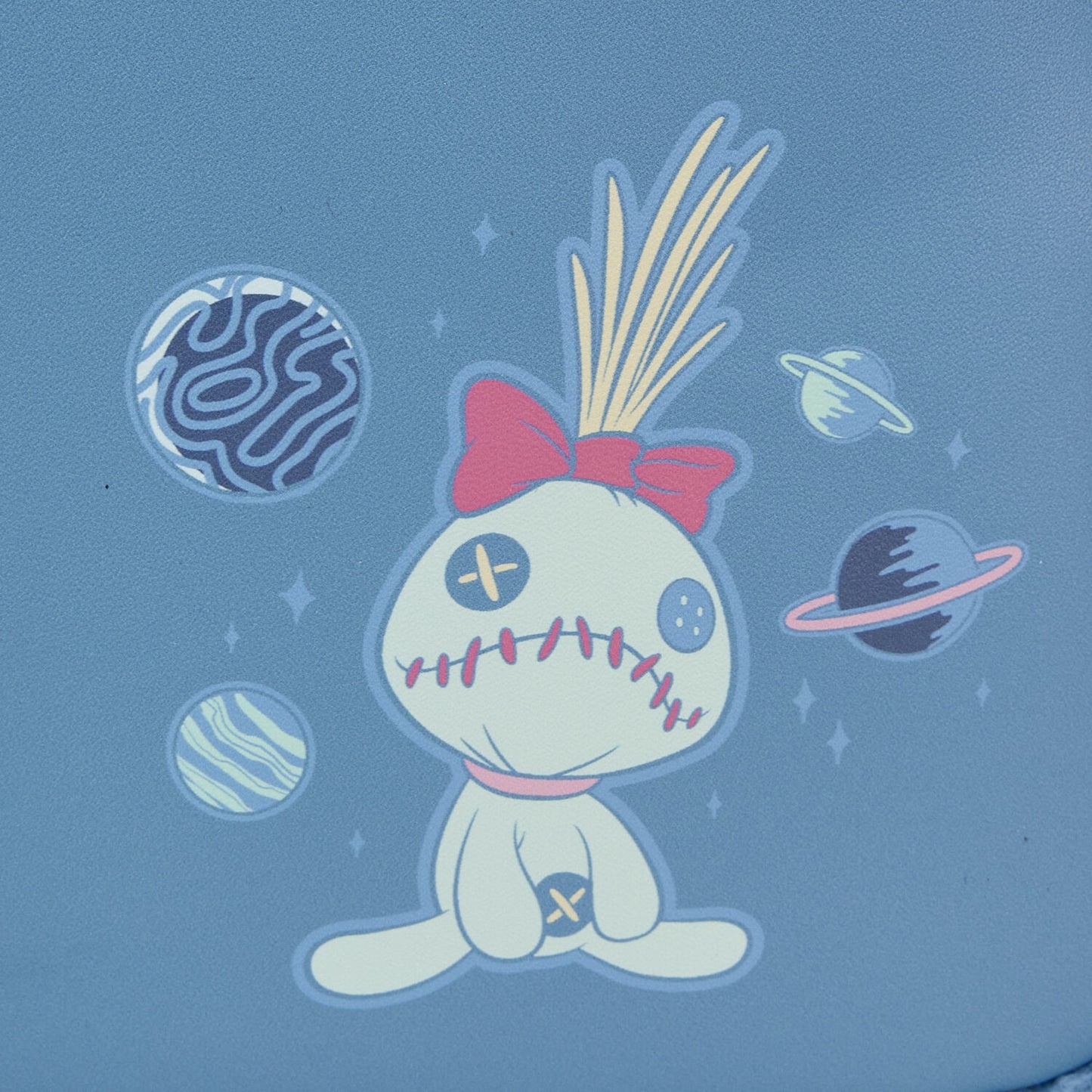 Loungefly Disney Stitch Plush Sherpa Cosplay Mini Backpack