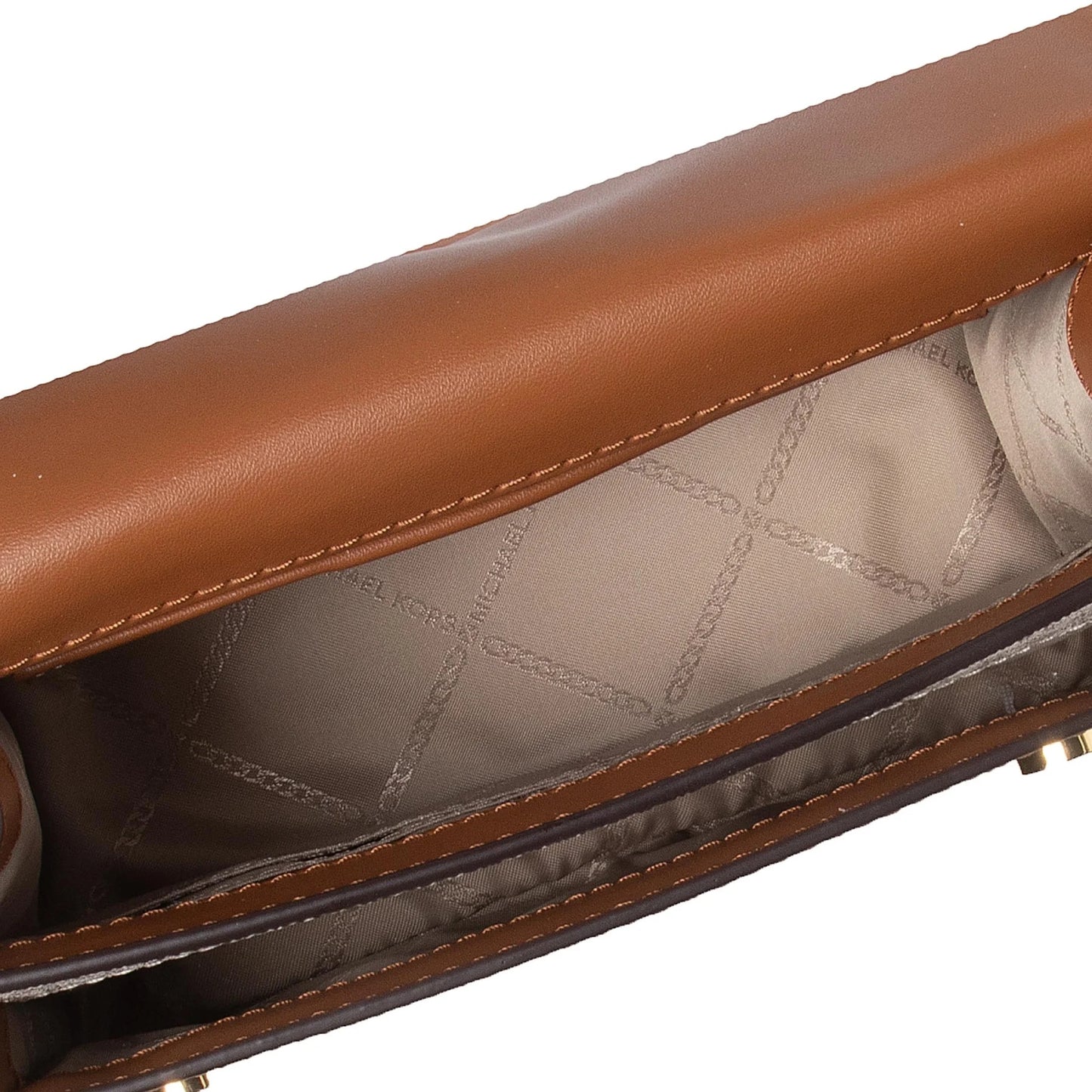 Michael Kors Heather Large Shoulder Bag - Vanilla/Acorn