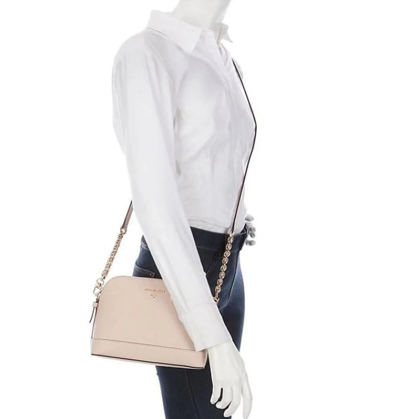 Michael Kors Jet Set Charm Large Dome Crossbody Bag - Soft Pink