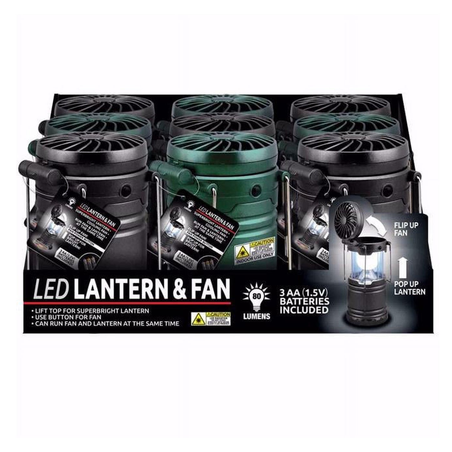 Linterna y ventilador LED Blazing LEDz 702062