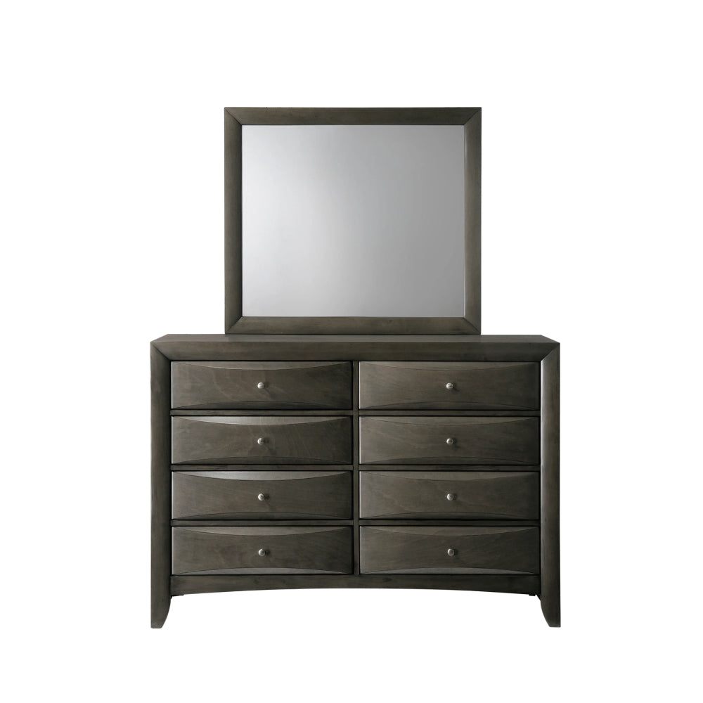 Emila (4-Piece) Queen Bedroom Set by Best Home - Gray