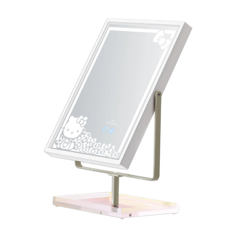 Impressions Vanity Hello Kitty RGB Makeup Mirror with App Controlled Adjustable Rainbow Lighting
