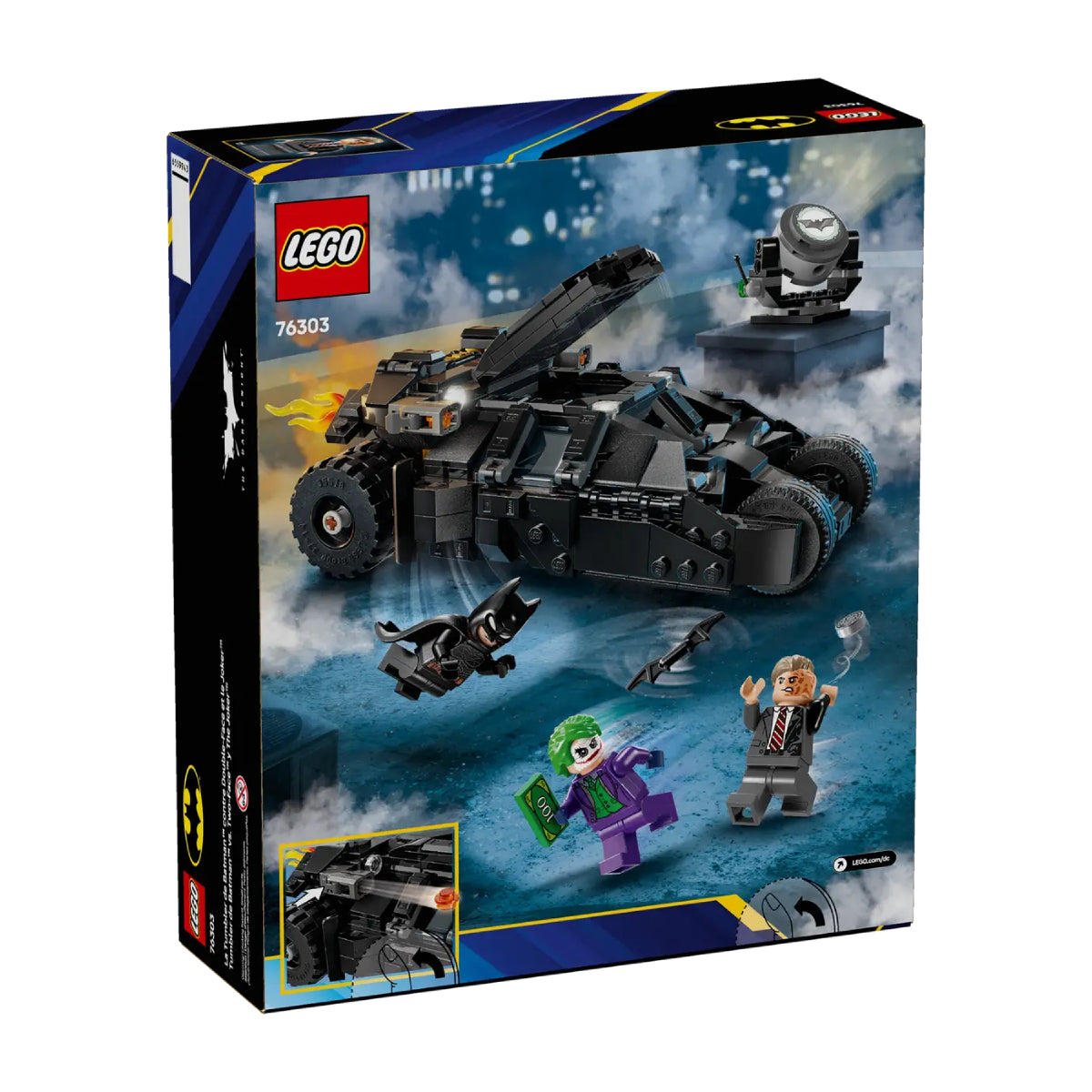 LEGO DC Batman Tumbler vs Two-Face & The Joker Batmobile Building Toy Set (429-Pieces)