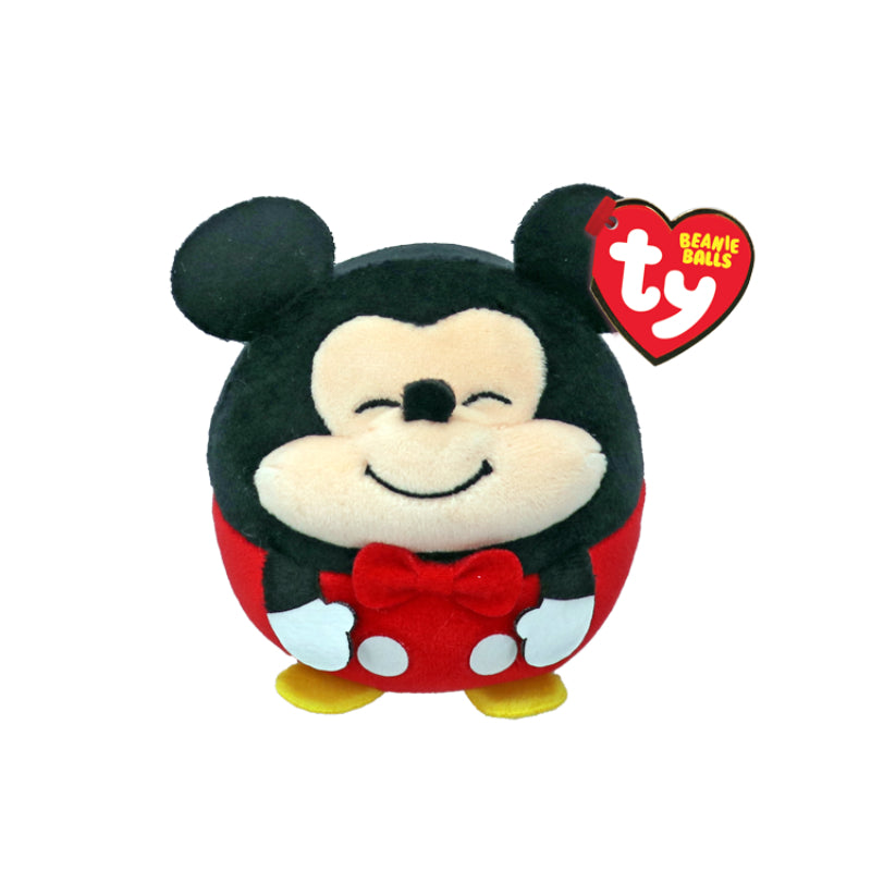 Ty Disney 4" Mickey Mouse Puffie Toy - Red/Black