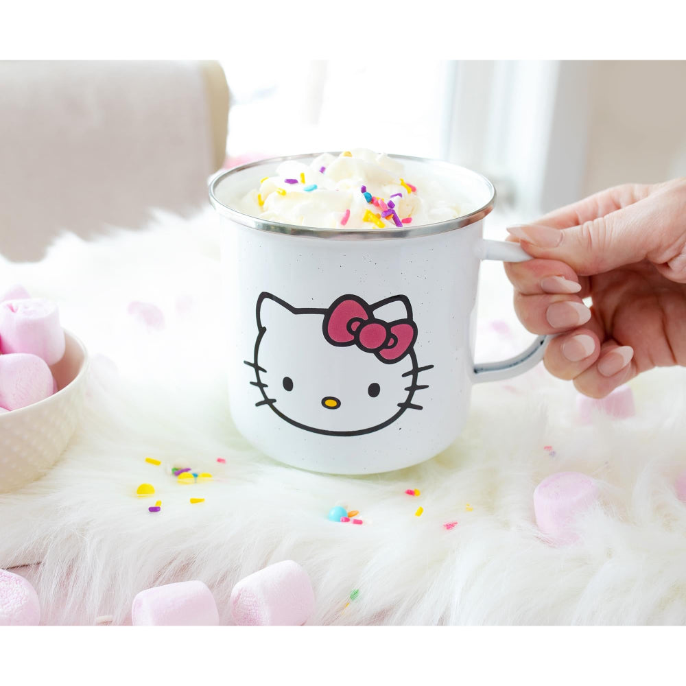 Sanrio Hello Kitty 20 oz Ceramic Camper Mug - White