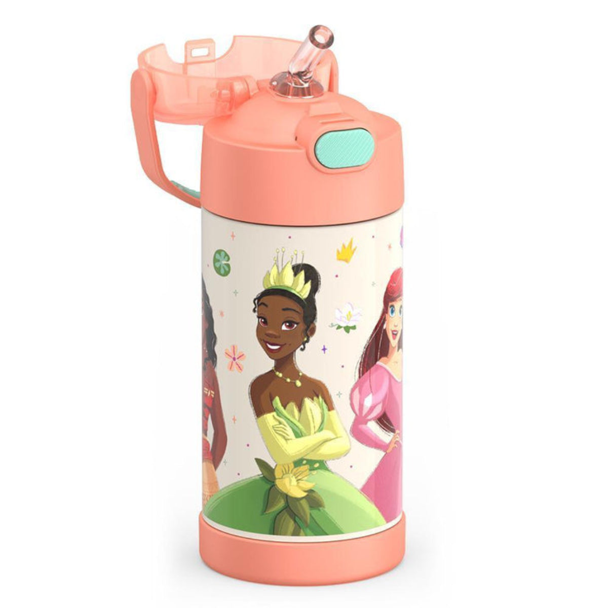 Thermos Funtainer Princess 12 oz Water Bottle with Straw - Peach