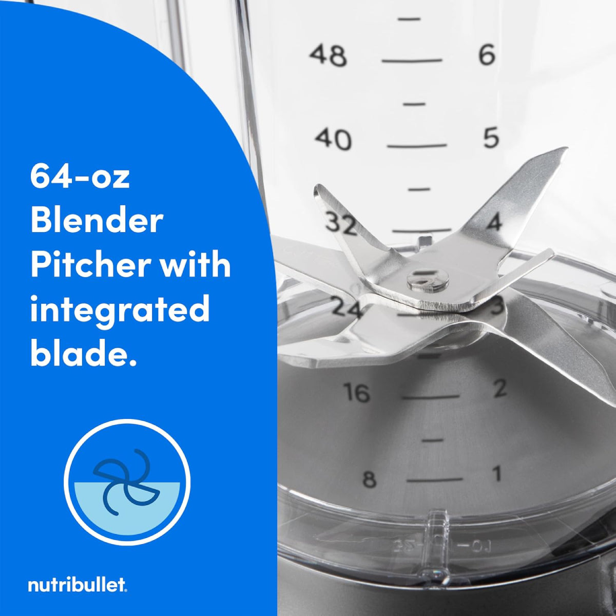 Nutribullet NBF50700AW Smart Sense Blender Set - Matte White