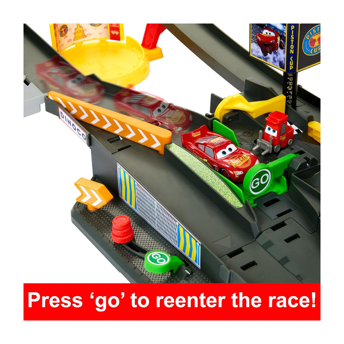 Disney Pixar Cars Piston Cup Action Speedway Playset