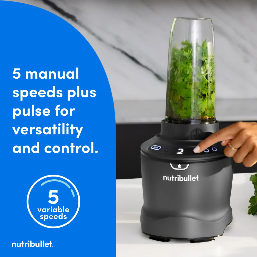 Nutribullet NBF50700 SmartSense Blender Set - Gray