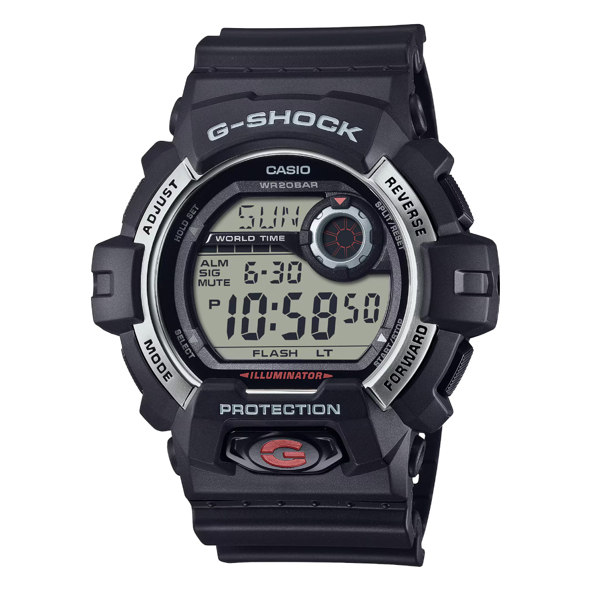 Casio G-Shock Men's 52.5 mm Digital Strap Watch - Black