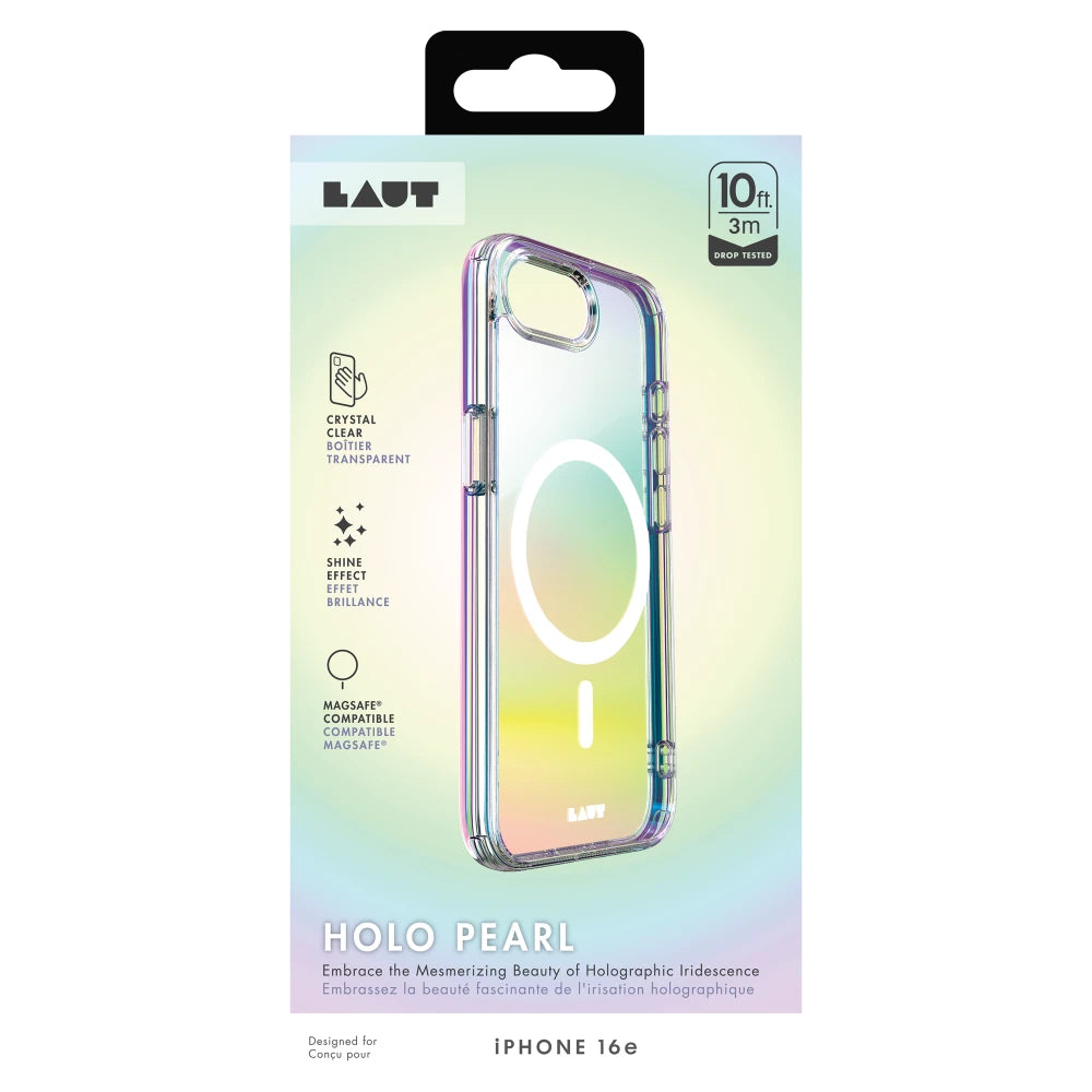 Laut HOLO Case for Apple iPhone 16e - Pearl
