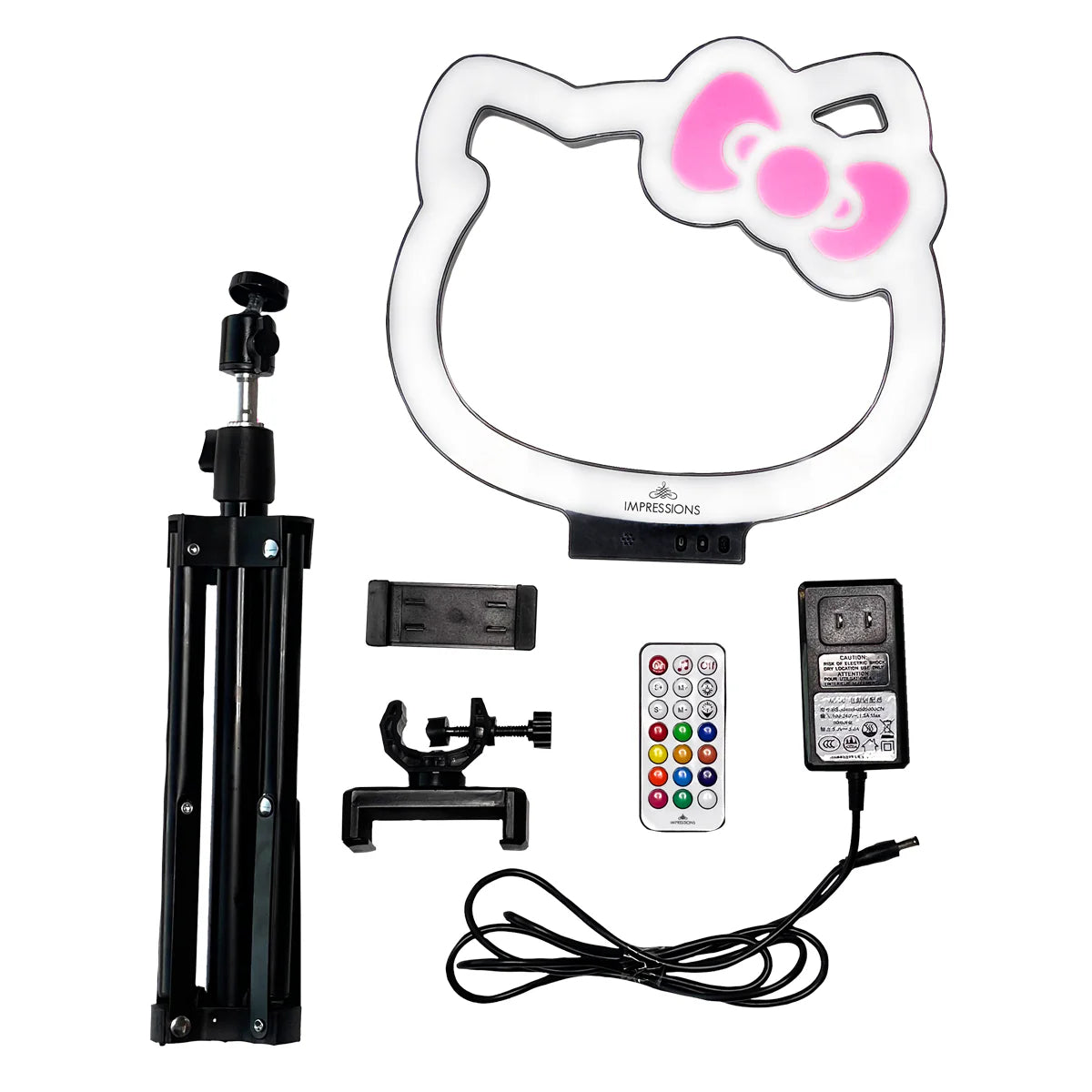 Impressions Vanity X Hello Kitty 10†RGB Desktop Ring Light with Tripod
