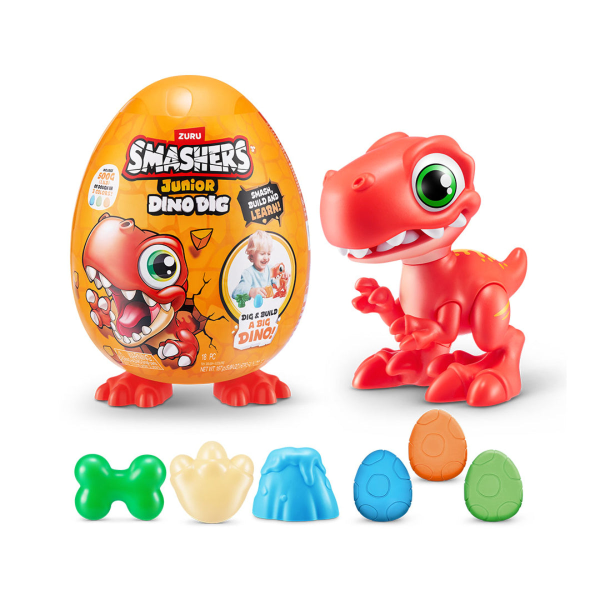 Smashers Junior Dino Dig Small Egg Building Toy - Assortment