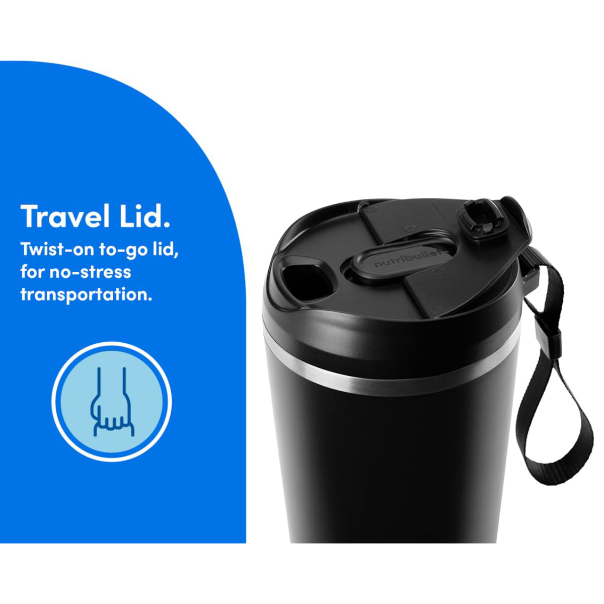 Nutribullet NBPB50350AK Flip Insulated Portable Blender - Black