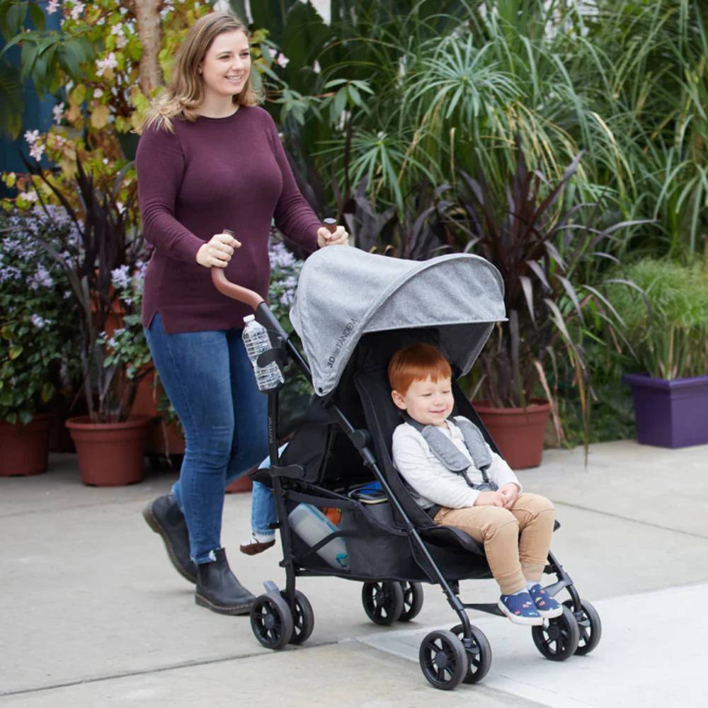 Ingenuity 3Dlite Tandem Convenience Double Stroller- Black