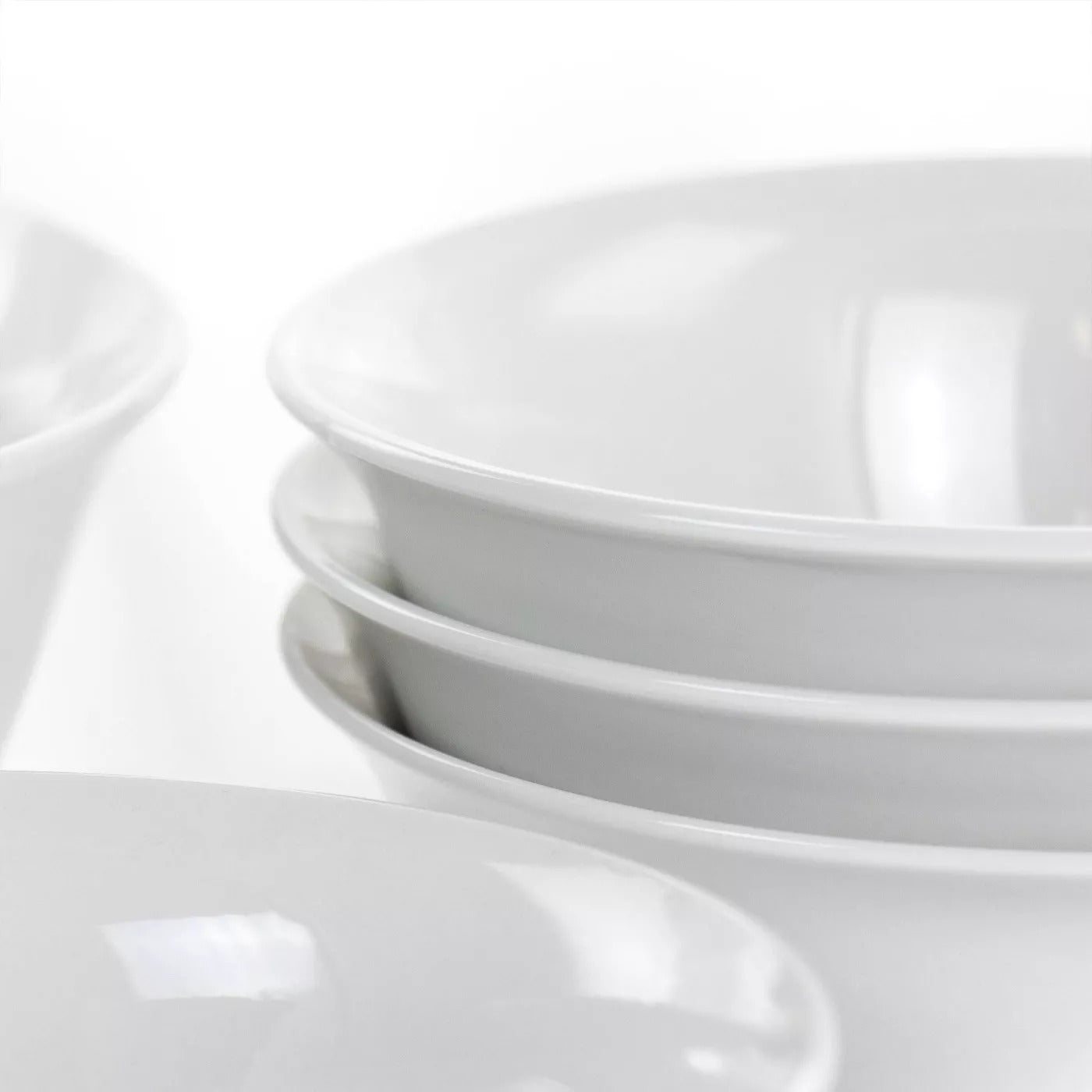 Gibson All You Need 5PC Bowl Set White Fine Ceramic