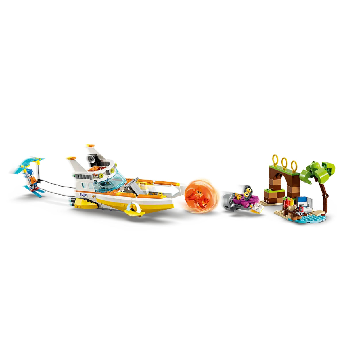 LEGO Sonic The Hedgehog Tails' Adventure Boat Building Toy Set (393-Pieces)