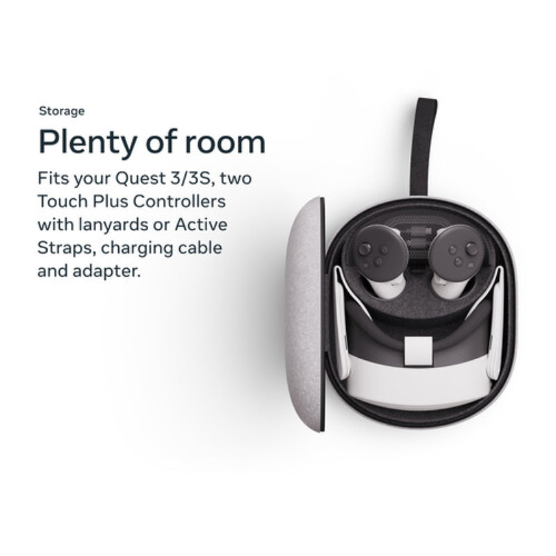 Meta Quest SK-1000044-01 Compact Carrying Case for Quest 3/3S - Gray