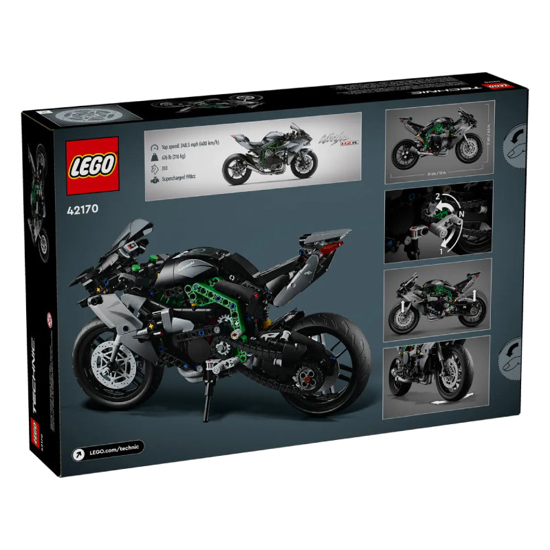 LEGO Technic Kawasaki Ninja H2R Motorcycle Building Toy (643-Pieces)