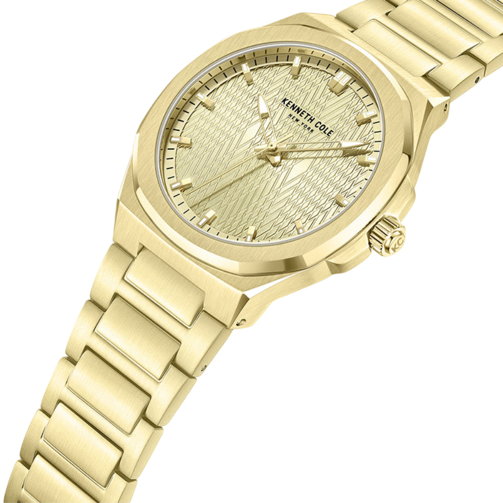 Kenneth Cole New York Modern Classic Men's 41mm Bracelet Watch - Gold