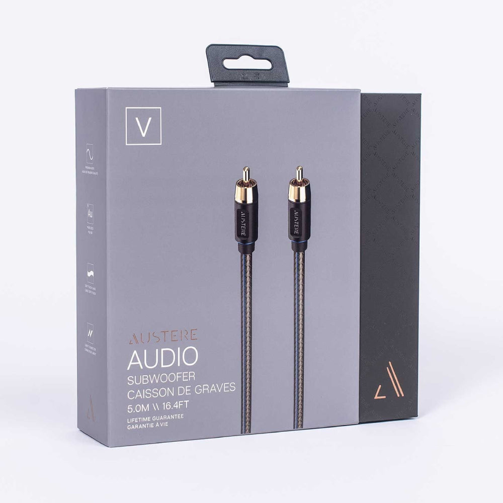Cable para subwoofer Austere Serie 5 de 5 m