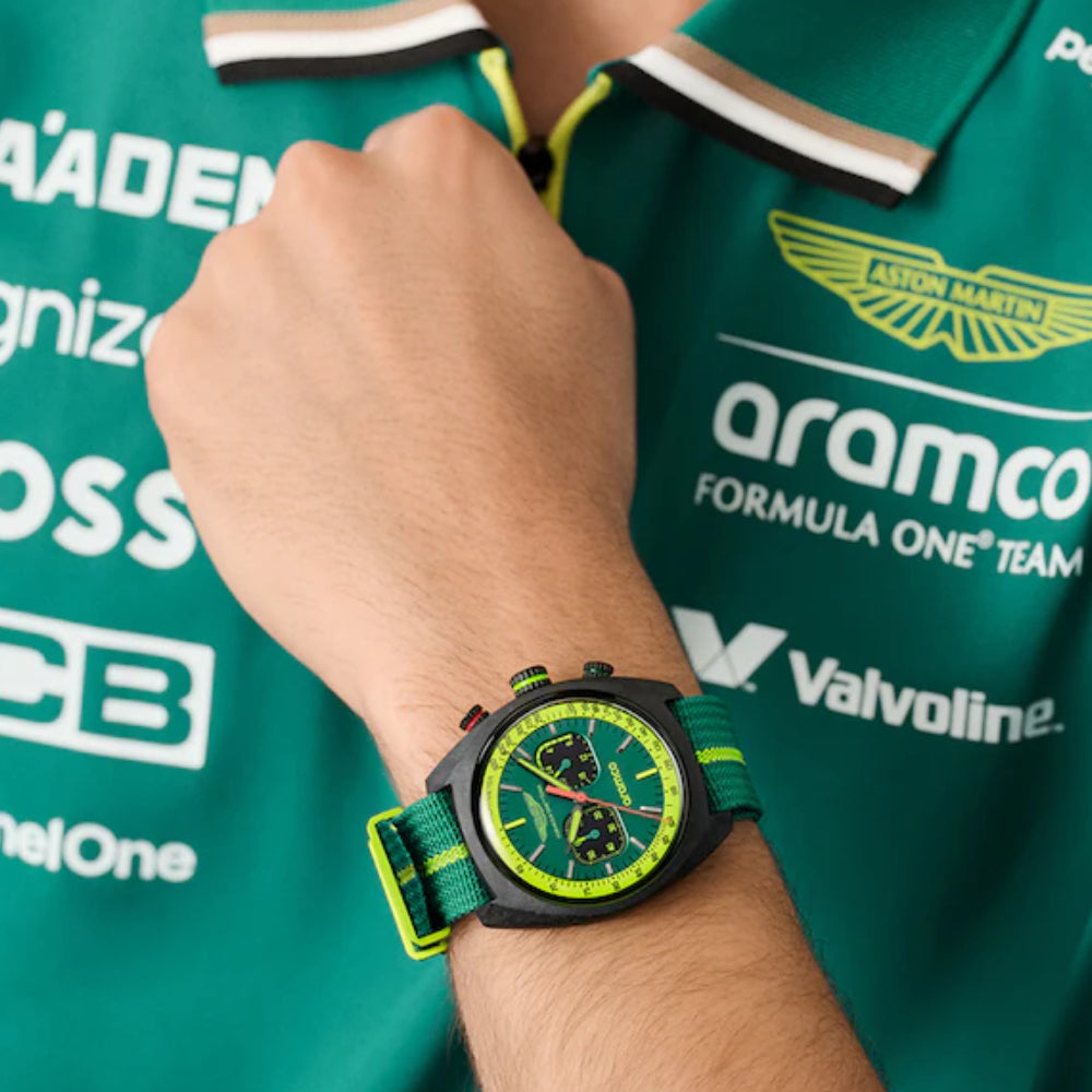 Aston Martin Formula 1 DWF Men's 43mm Strap Watch