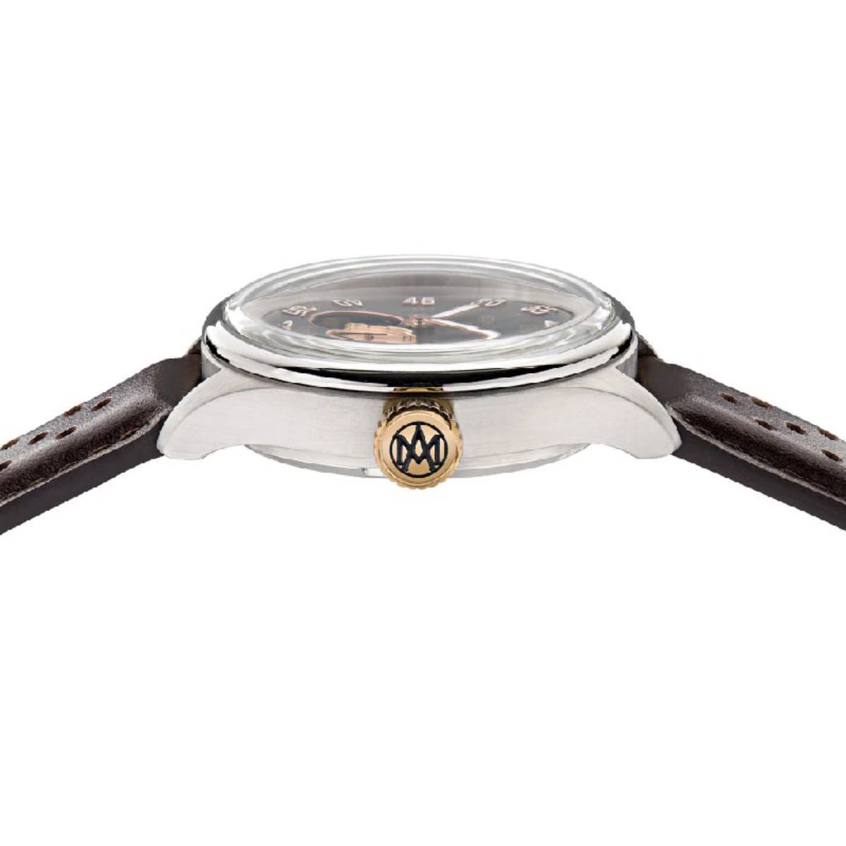 Aston Martin Timeless Men's 41mm Automatic Strap Watch - Black Dial