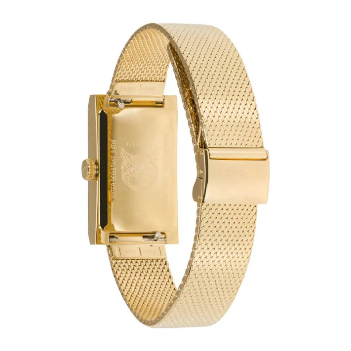Gucci G-Frame Women's 21mm Gold Bracelet Watch