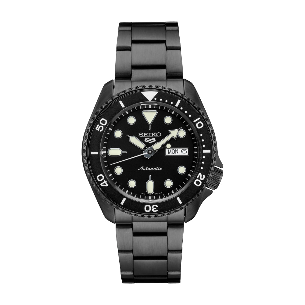Seiko 5 Sports Men's 42.5mm Automatic Bracelet Watch - Black