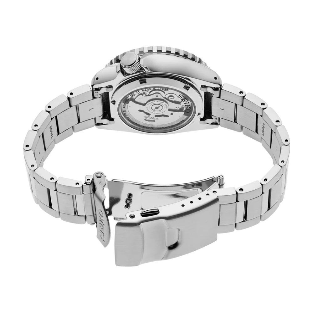 Seiko Men's 42.5 mm Silver Bracelet Watch - Blue Dial