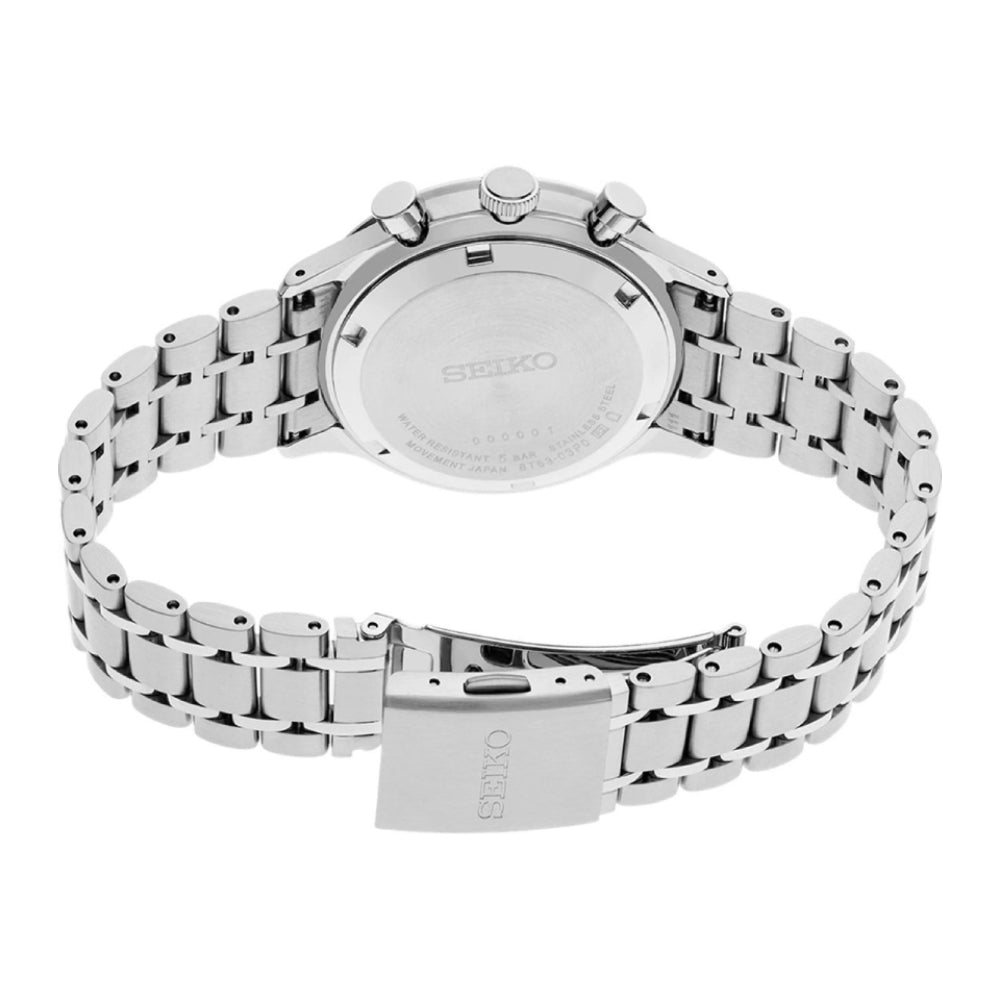 Seiko Essentials Men's 38.7mm Silver Bracelet Watch
