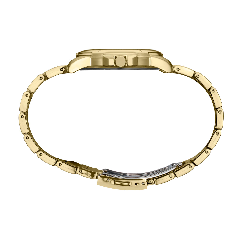 Seiko Essentials Men's 39.6 mm Gold Bracelet Watch - Black Dial