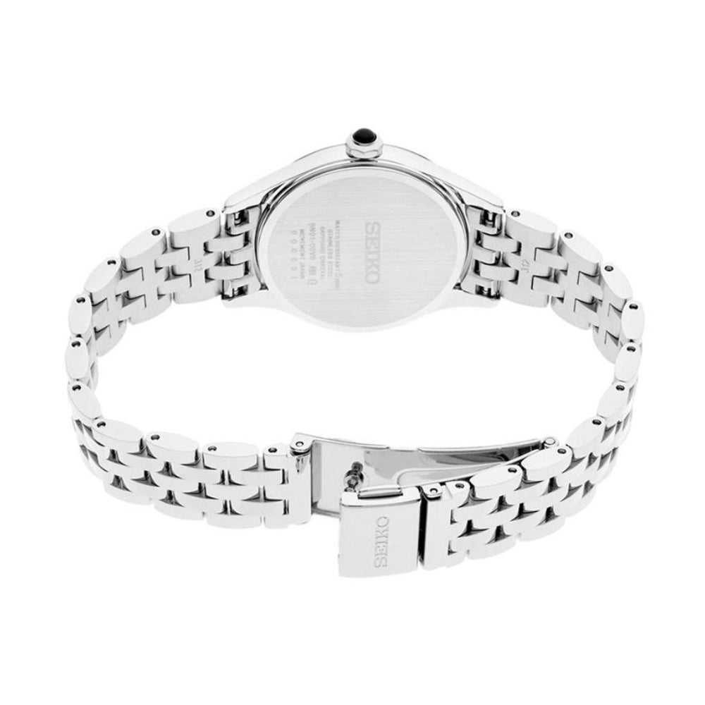 Seiko Women's 29.6mm Classic Silver Bracelet Watch - Green Dial